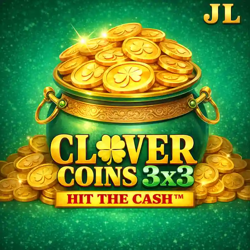 Clover Coins 3x3 Slot Game Banner - strikebet